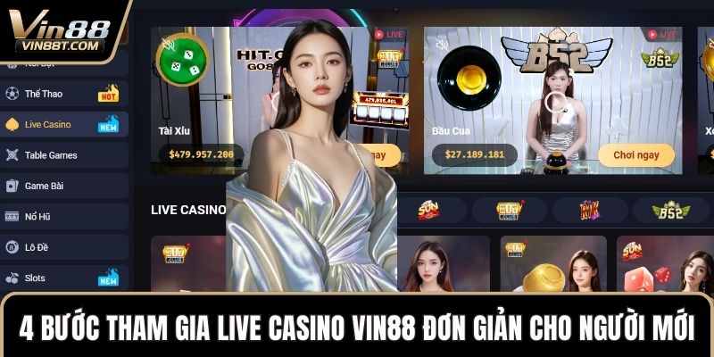 Live Casino VIN88: Cá Cược Thỏa Đam Mê, Rinh Lời Liền Tay - Lorix