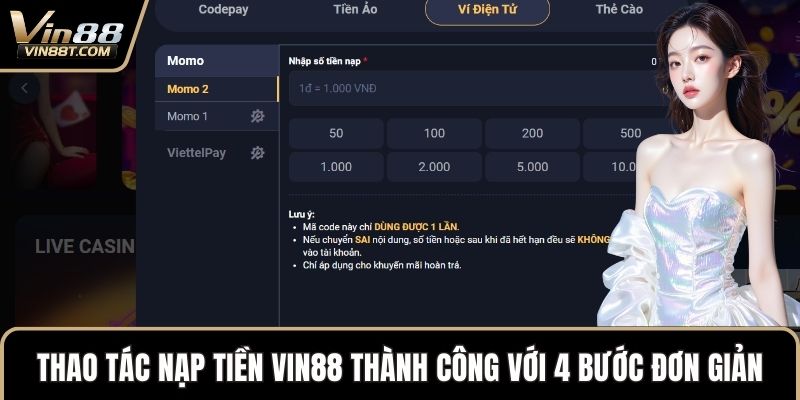 Nạp Tiền VIN88 Nhanh Chóng Và An Toàn Chỉ Trong Vài Phút - Lorix Nạp Tiền VIN88 Nhanh Chóng Và An Toàn Chỉ Trong Vài Phút - Lorix