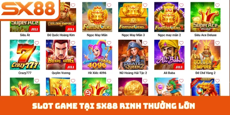 Slot Game SX88 - Khám Phá Thế Giới Quay Hũ Đa Sắc Màu - Lorix