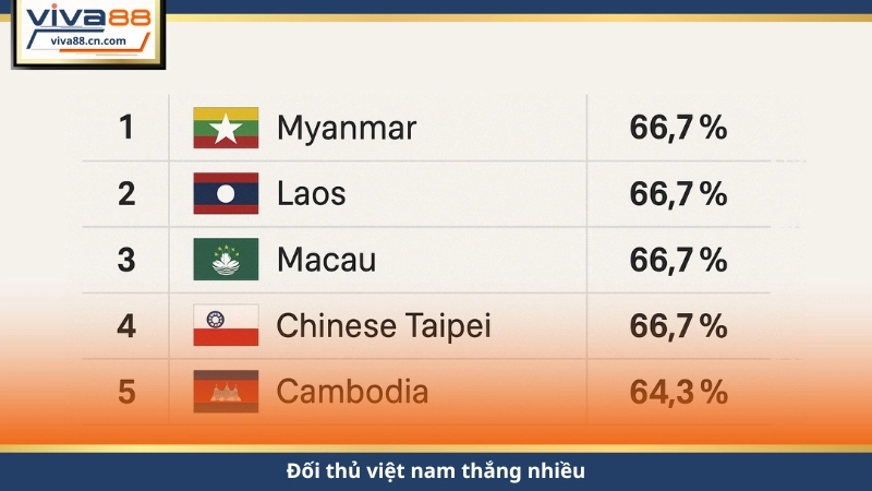 Thống Kê Tỷ Lệ Thắng Đội Tuyển Việt Nam 2026 - Lorix