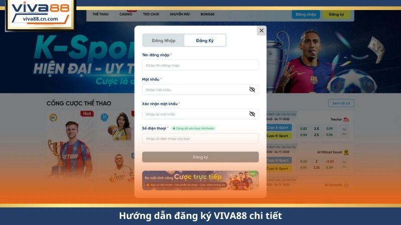 Đăng Ký VIVA88 2026 – Mở Tài Khoản 30s, Nhận Quà Ngay - Lorix