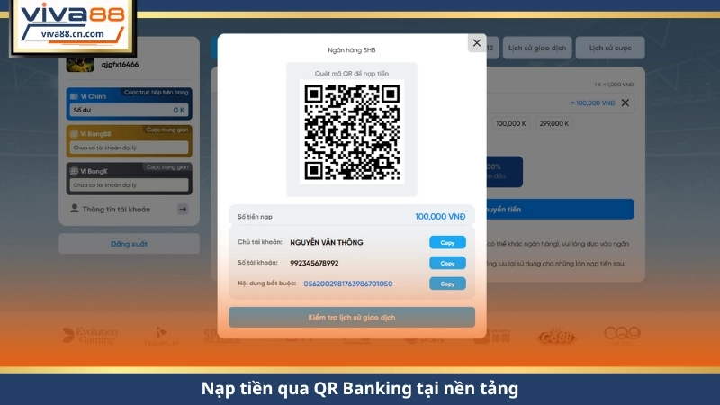 Nạp Tiền VIVA88 Nhanh 30s – An Toàn, Không Lỗi Giao Dịch - Lorix